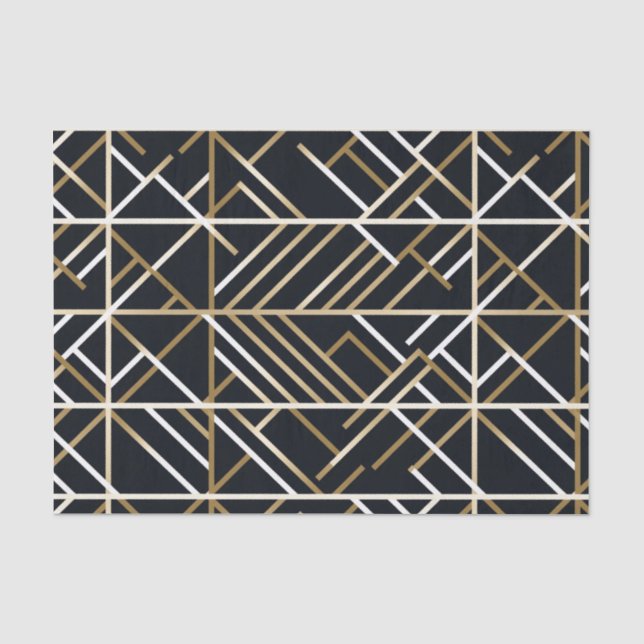 Abstrakte Tessellation - Fernsby Seidenpapier (Vorderseite)