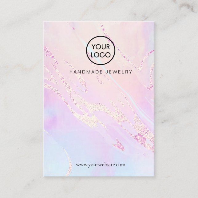 abstrakte Textanzeigerkarte Visitenkarte (Vorderseite)