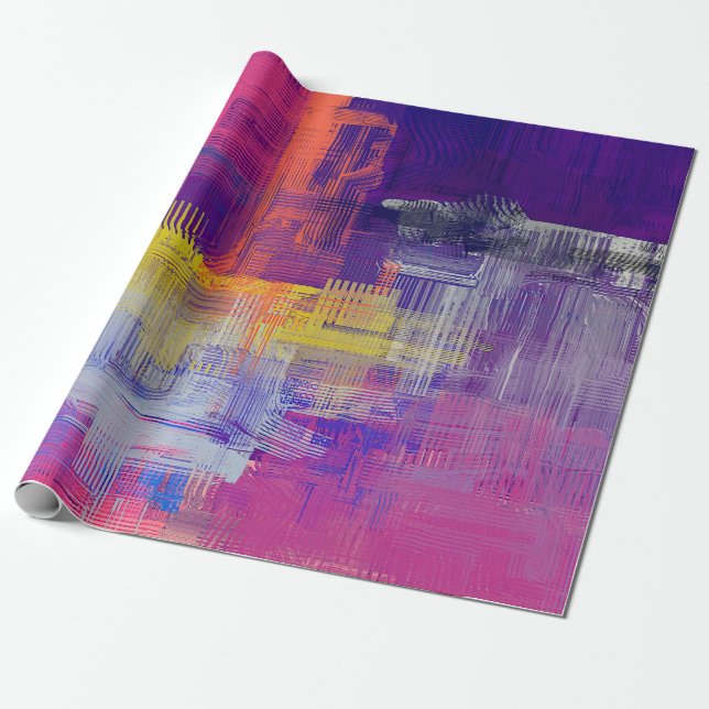 Abstrakte Textur. 2d Abbildung. Ausdruckskraft Geschenkpapier (Ungerollt)