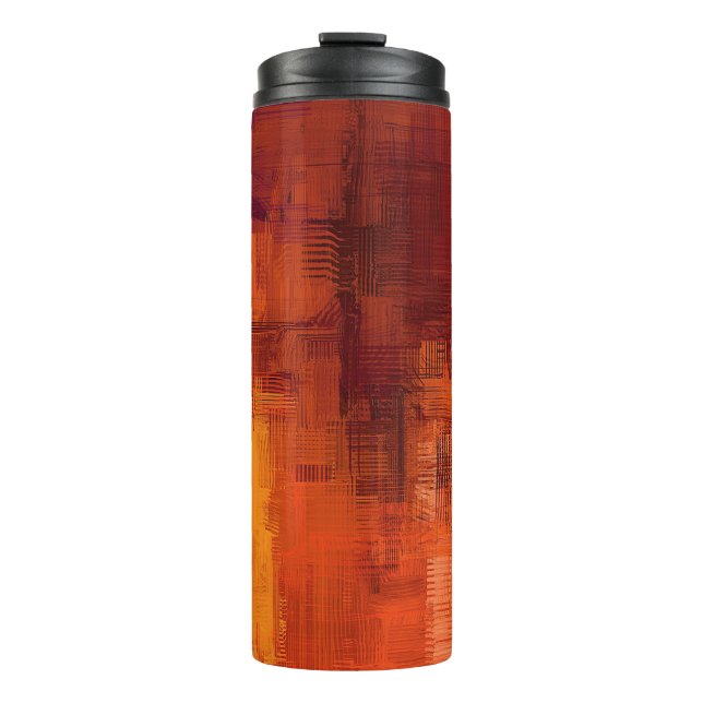 Abstrakte Textur. 2d Abbildung. Ausdruckskraft Thermosbecher (Vorderseite)