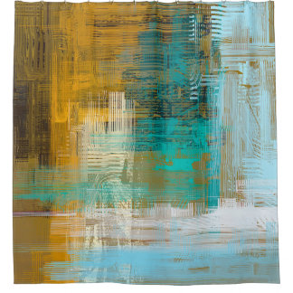 Abstrakte Textur. 2D-Illustration. Ausdrucksstarke Duschvorhang