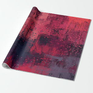 Abstrakte Textur. 2D-Illustration. Expressive Hand Geschenkpapier