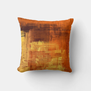 Abstrakte Textur. 2D-Illustration. Expressive Hand Kissen