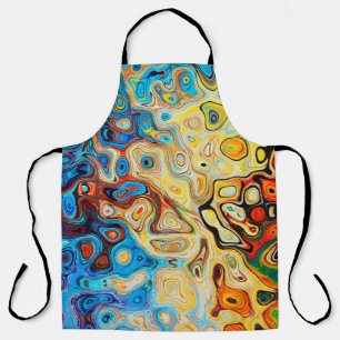 Abstrakte Textur farbig Schürze