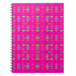 abstrakte Textur, karierte Farbmuster, moderne Notizblock