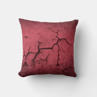 Abstrakte Textur Red Clay Risse Wand