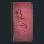Abstrakte Textur Red Clay Risse Wand Samsung Galaxy S5 Geldbeutel Hülle<br><div class="desc">Ein abstraktes Design. Roter Lehm,  der wie eine alte,  verwitterte Wand mit vielen Rissen an der Oberfläche aussieht.</div>