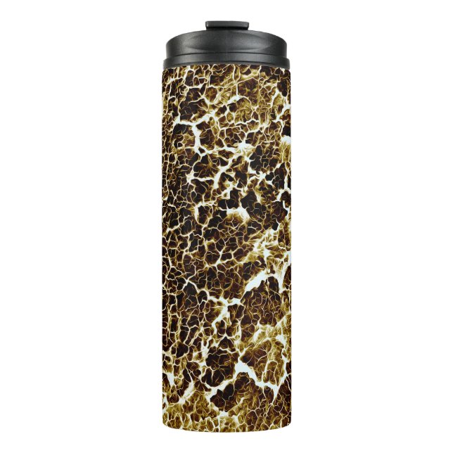 Abstrakte Textur Thermosbecher (Vorderseite)