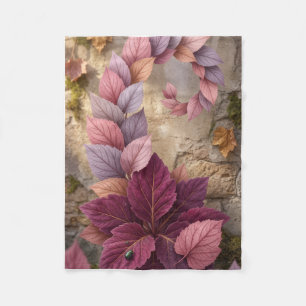 Abstrakte Texturierte Blumen- und Muster-Mosaik-Ku Fleecedecke