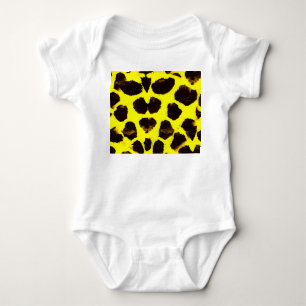 Abstrakte Tierdruckleopard Baby Strampler