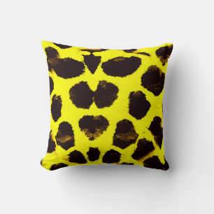 Abstrakte Tierdruckleopard Kissen