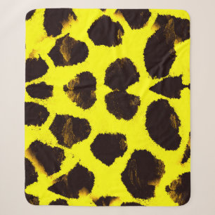 Abstrakte Tierdruckleopard Sherpadecke