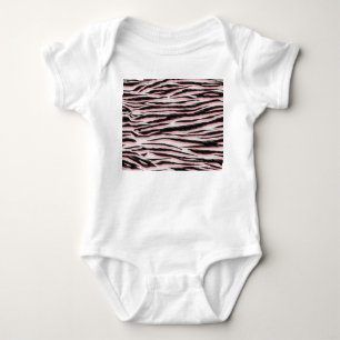 Abstrakte Tierhaut Nahtlos Baby Strampler
