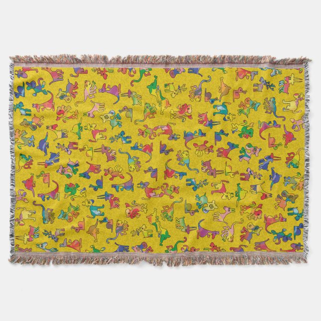Abstrakte Tiermuster + Ihre Idee Decke (Vorderseite)