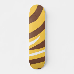 abstrakte Tigerkunst Skateboard