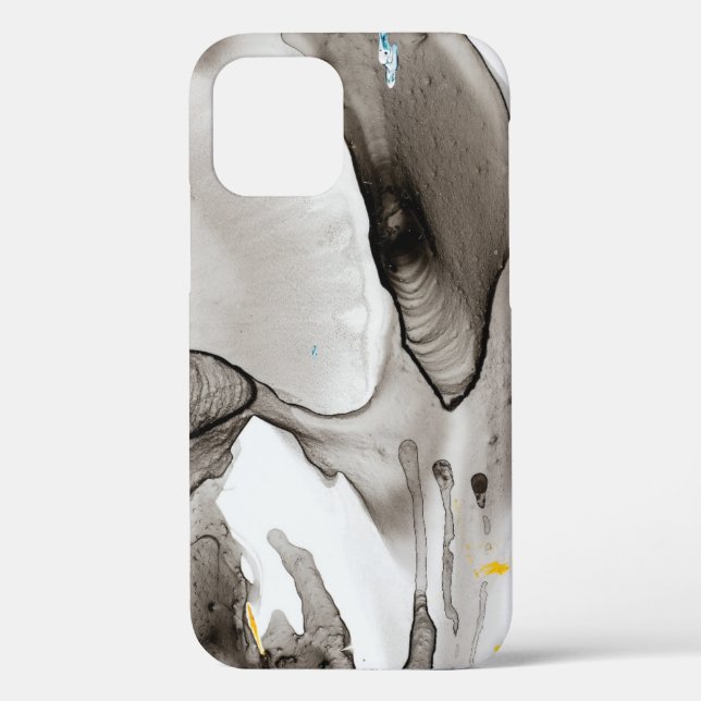 Abstrakte Tintenbildermalerei Case-Mate iPhone Hülle (Rückseite)