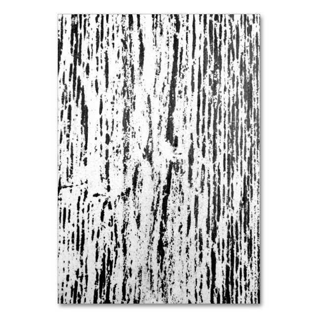 Abstrakte Tischnummer (Vorderseite)