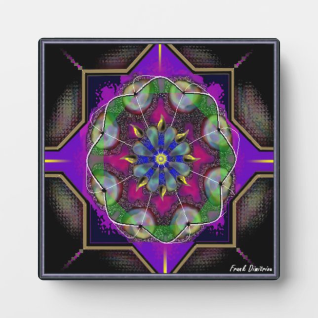 Abstrakte Tischplatte Fotoplatte (Vorderseite)