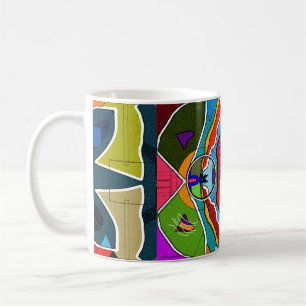 Abstrakte tolle Spaß-Tasse Tasse
