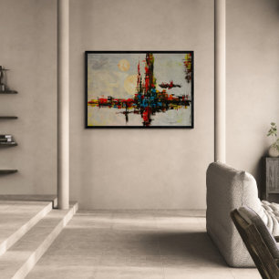 Abstrakte Traumkunst Poster