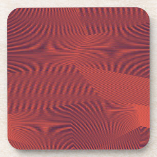 Abstrakte, trendige, moderne geometrische Grafik Getränkeuntersetzer