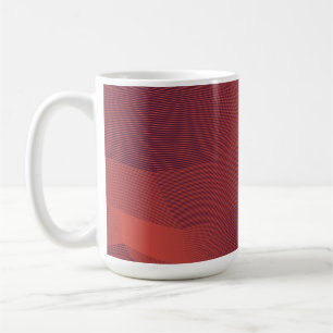Abstrakte, trendige, moderne geometrische Grafik Kaffeetasse
