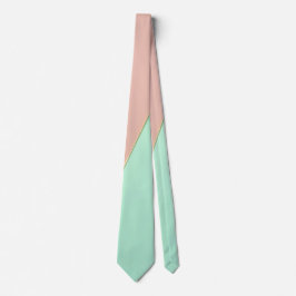 Abstrakte Trendy Rosé Mint Kollektion Krawatte