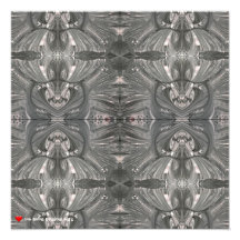 Abstrakte Tribal-Maske (Weiß) 4