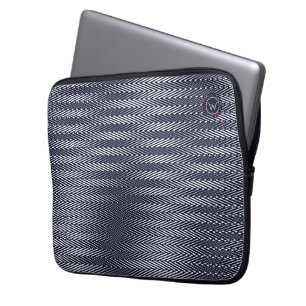 Abstrakte, trippige Streifen, Krass Laptopschutzhülle