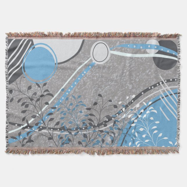 Abstrakte tropische Blume botanisch Decke (Vorderseite)