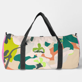 Abstrakte tropische Orchideen Moderne Wohngestaltu Duffle Bag
