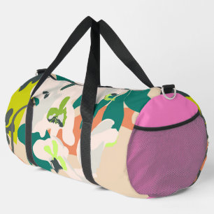 Abstrakte tropische Orchideen Moderne Wohngestaltu Duffle Bag