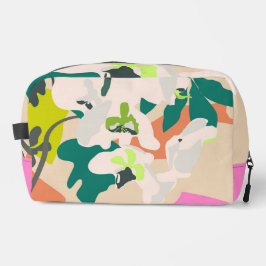 Abstrakte tropische Orchideen Moderne Wohngestaltu Waschbeutel