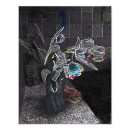 Abstrakte Tulips Fotodruck