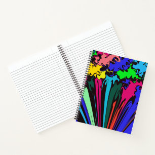 Abstrakte Twirbel / Pinched / Journal Notizbuch