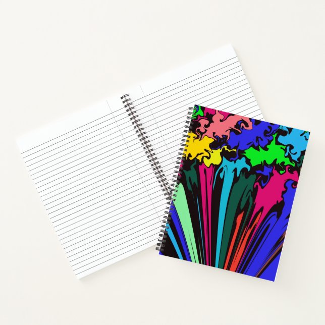 Abstrakte Twirbel / Pinched / Journal Notizbuch (Innenseite)