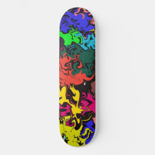 Abstrakte Twirbel / Skateboard