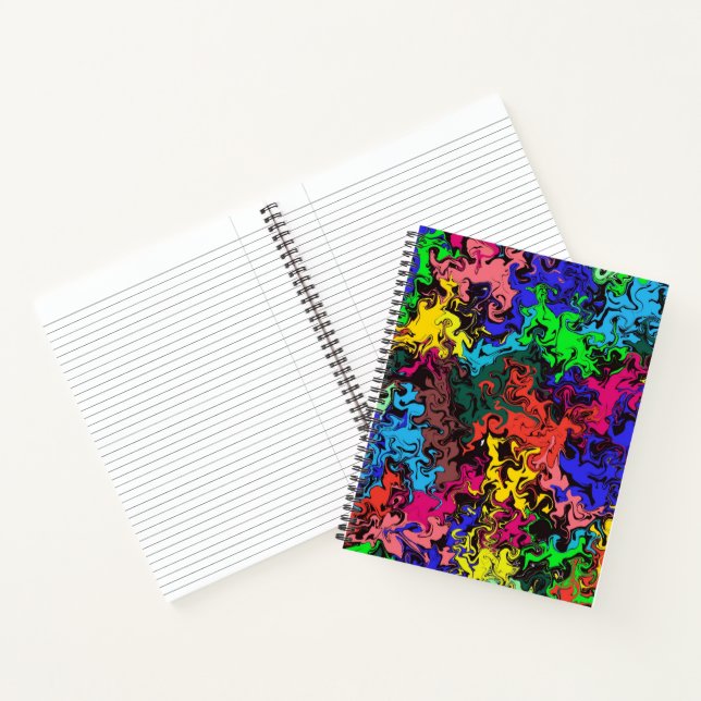 Abstrakte Twirbelsäule / Journal Notizbuch (Innenseite)