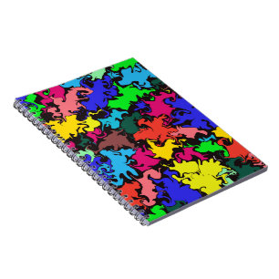 Abstrakte Twirl-/Spiral-Notebook Notizblock