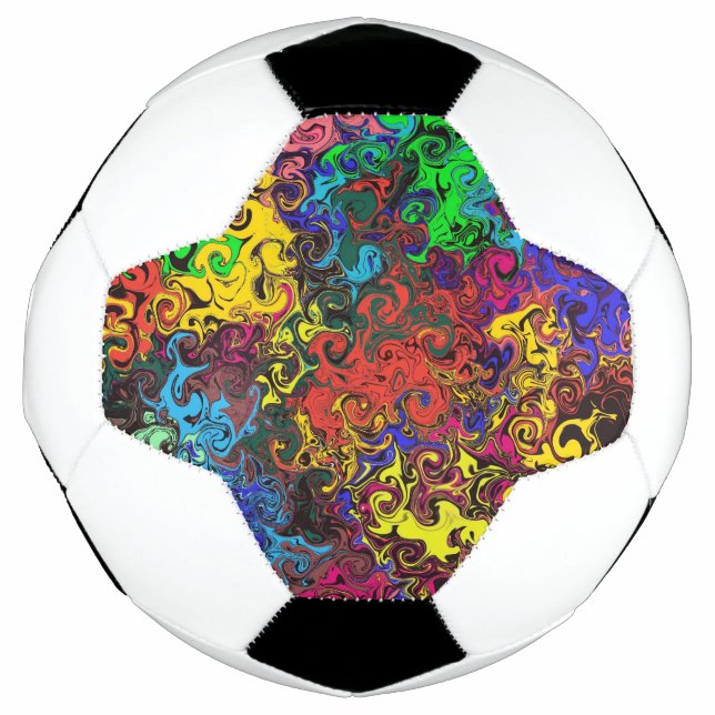 Abstrakte Twirler / Fußball (Vorderseite)