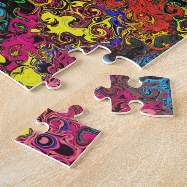 Abstrakte Twirler / Halbtropfen / Puzzle (Seite)