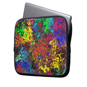 Abstrakte Twirler / Laptopschutzhülle