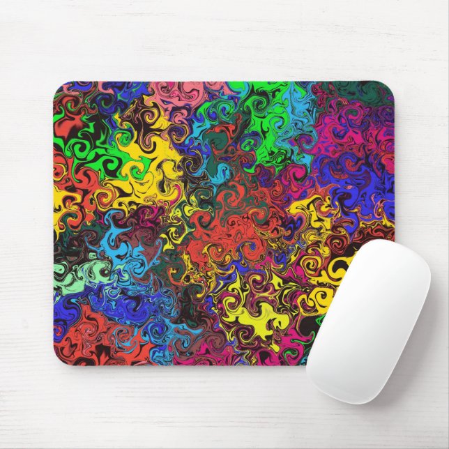 Abstrakte Twirler / Mousepad (Mit Mouse)