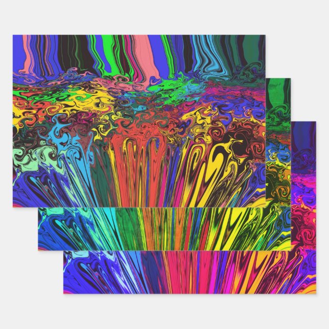 Abstrakte Twirler / P & P / Filter / Geschenkpapier Set (Set)