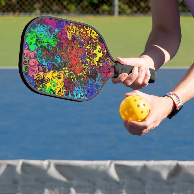 Abstrakte Twirler / Pickleball Schläger (InSitu)