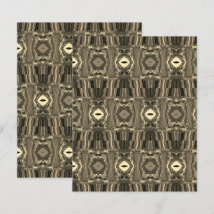 Abstrakte Twirlers P & P Halbe Brick Sepia