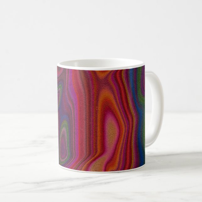 Abstrakte Überlastung Kaffeetasse (VorderseiteRechts)