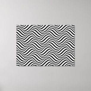 Abstrakte, überzogene Canvas Art Leinwanddruck