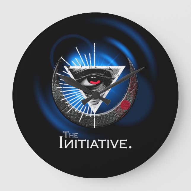 Abstrakte Uhr der modernen Kunst (Vorderseite)