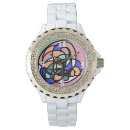 Abstrakte Uhr für moderne Kunst